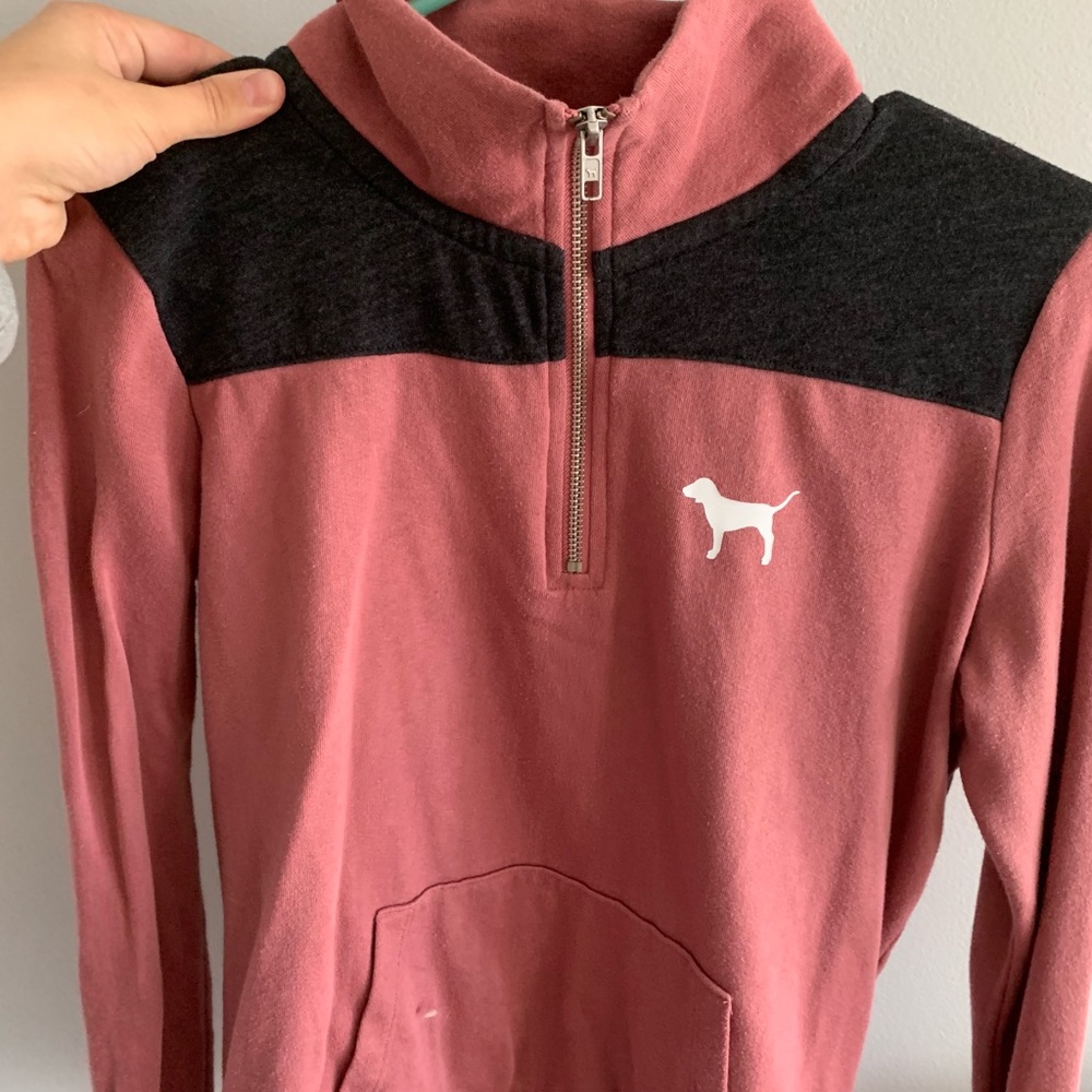 Pink zip up